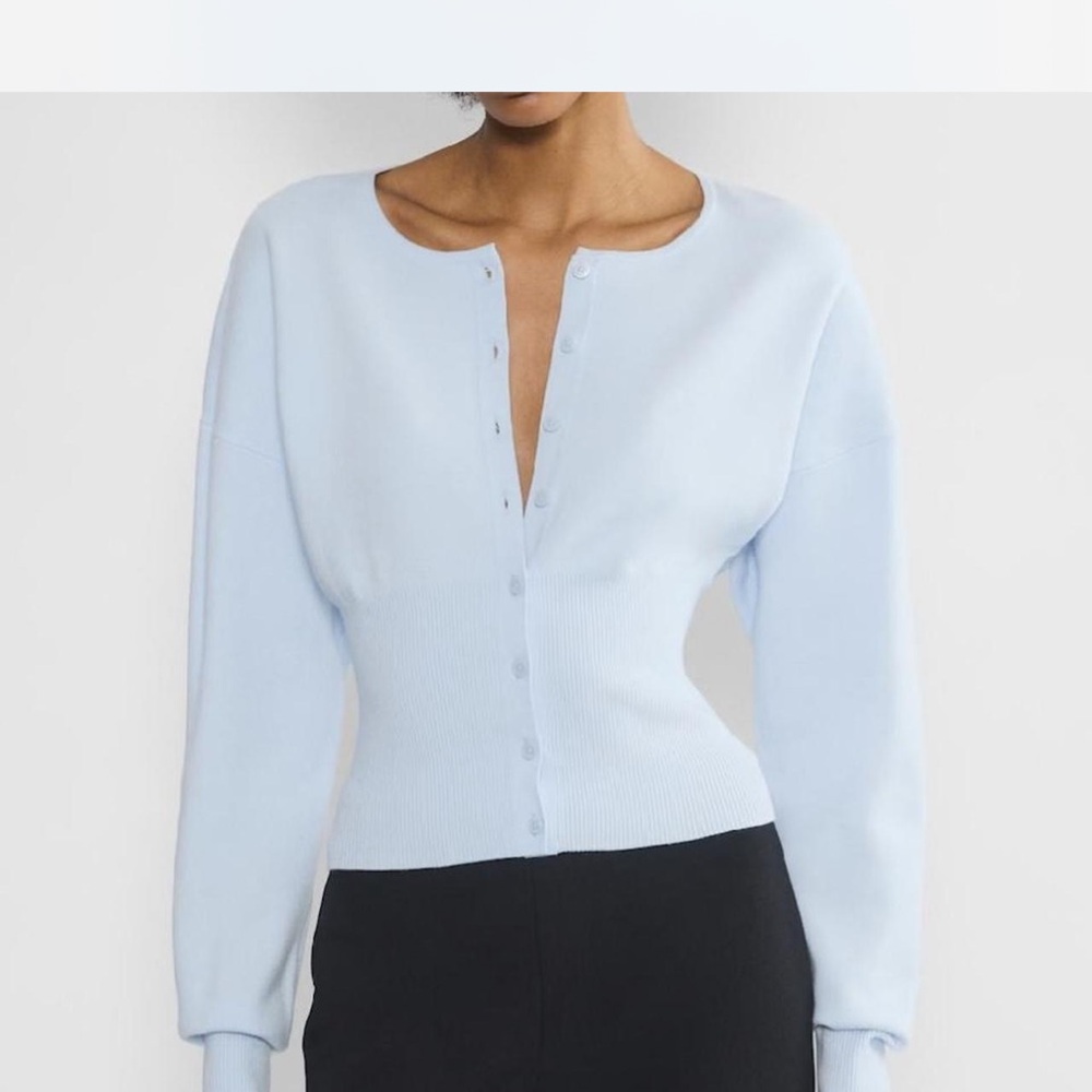 Aritzia Wilfred Golightly Light Blue Women's Cardigan
